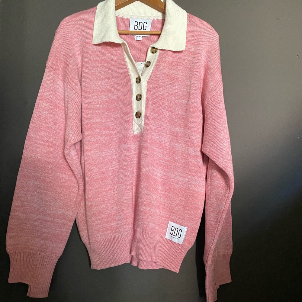 BDG Pullover Rugby Sweater